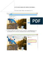 Colocar Aviso de Vacaciones en Correo Exchange