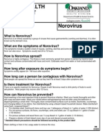 Norovirus Public Health Fact Sheet