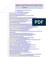 Useful English Learning and Teaching Links
