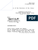 US Army Manual Authorisation 17 08 94 PDF