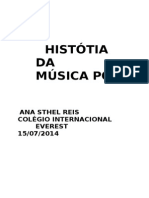 Histótia Da Música Pop