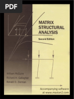 Matrix Structural Analysis 2nd Edition