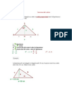 Teorema Del Cateto