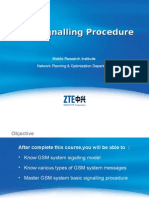 GSM Signalling Procedure