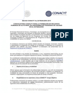 Convocatoria Becas CONACYT Al Extranjero 2015