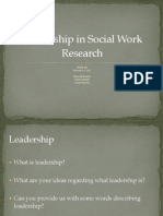 Leadership in Social Work-Sowk 645