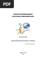 Guia de Estudio - Orientación Vocacional