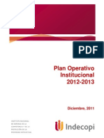 Plan Operativo Indecopi