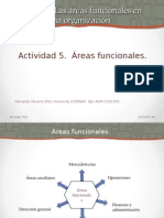 Actividad 5.- Areas Funcionales de una empresa