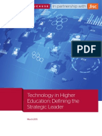 Technology in Higher Education: Defining The Strategic Leader (258669913)