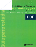 RODRÍGUEZ FRANCIA, A. M. - Recensión de «El Ser y El Tiempo» de Martin Heidegger (J. Gaos - J. Rivera) [Por Ganz1912]