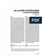 Leer y Escribir en La Universidad