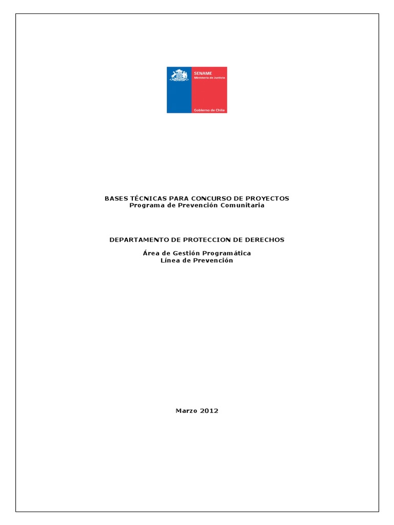 Bases Tecnicas PPC PDF | PDF | Adultos | Adolescencia