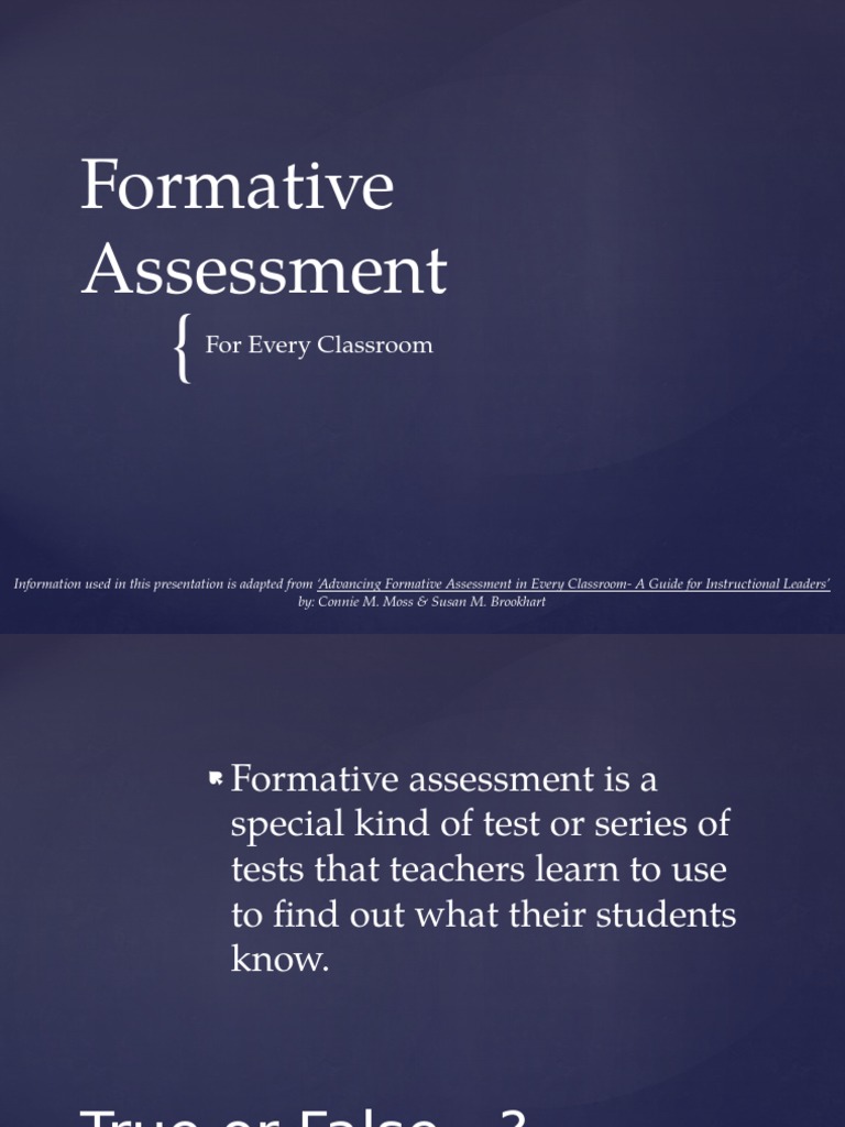 Understanding Formative Assessment | PDF | Educational Assessment ...