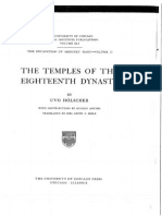 Uhoelscher Tempels of The 18th Dynasty 1935