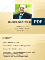 Entrepreneur Rhul Kumar Bajaj