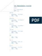 Coding - Hostel Management System