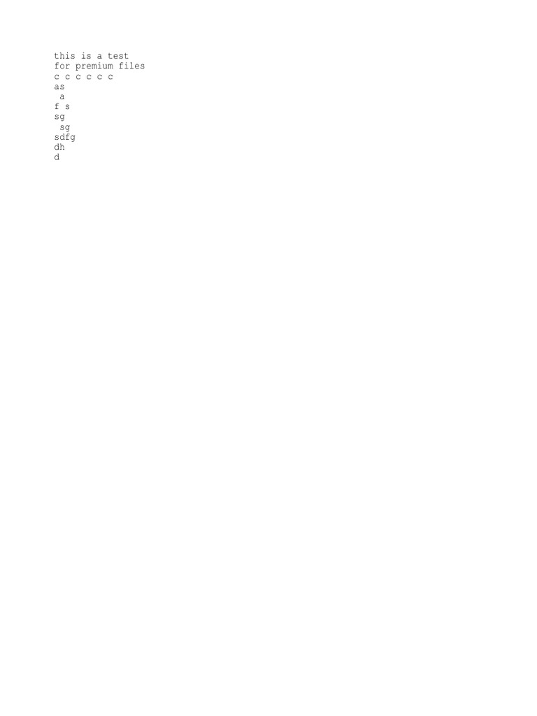 Premium File Test Document | PDF | Computers