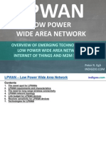 Overview of emerging technologies for low power wide area networks in Internet of Things (IoT) and M2M scenarios