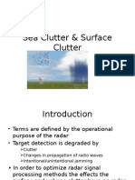 Sea Clutter & Surface Clutter