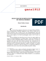 GODOY ARCAYA, O. - Selección de Escritos Políticos de Thomas Hobbes [por Ganz1912].PDF