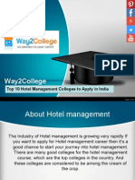 top ten hotel management colleges 