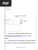 Download Sample Trial Brief for California Divorce case  by Stan Burman SN25869129 doc pdf