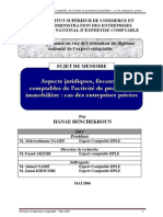 Aspects Juridiques, Fiscaux Et Comptables de L'activité de Promotion Immobilière Cas Des Entreprises Privées