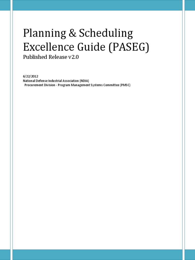 planning-and-schedulingexcellenceguide-paseg-v2-pdf-scheduling