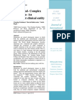 Compound Complex Odontoma An Important Clinical Entity