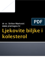 Ljekovite Biljke I Kolesterol - DR - Sc. Stribor Marković