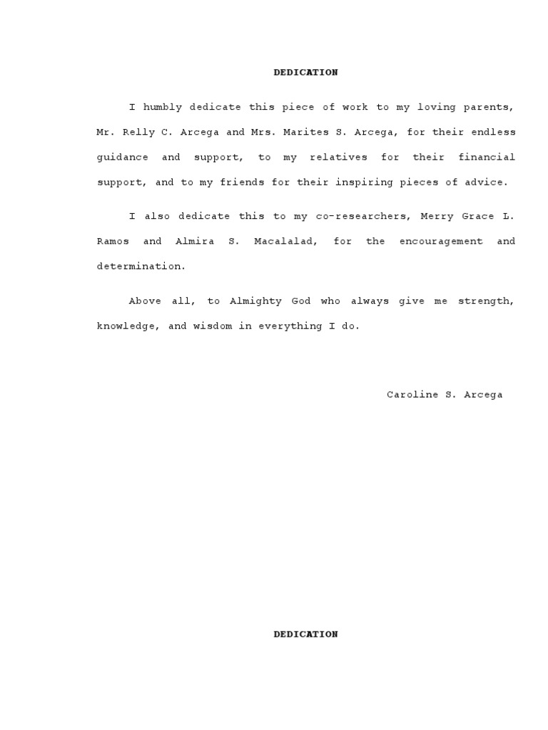 thesis dedication examples pdf