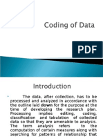 Coding of Data