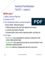 2.29 Numerical Fluid Mechanics Fall 2011 - Lecture 2