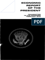 Economic Report To The President 1970