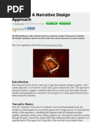 4-Layers a Narrative Design Approach