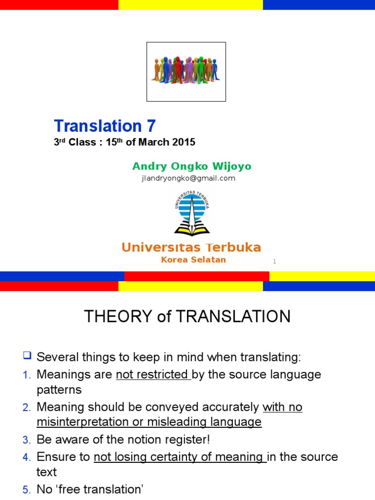 Translation 7 - Class III | PDF | Language Arts & Discipline