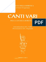 Canti Vari Per La Liturgia Domenicale