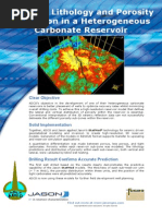 Accurate Lithology and Porosity Prediction in A Heterogeneous Carbonate Reservoir