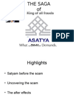 Satyam India financial presentation