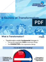 6 Secrets of Transformation-1 April 2011