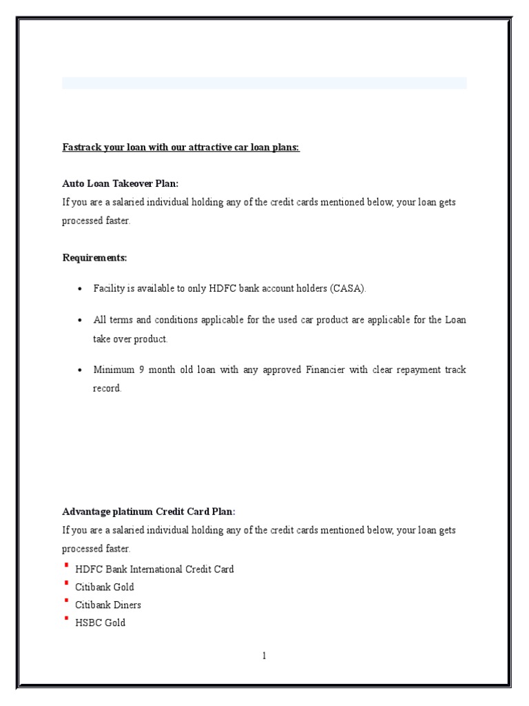 Icici Car Loan Descargar gratis PDF Loans Identity Document