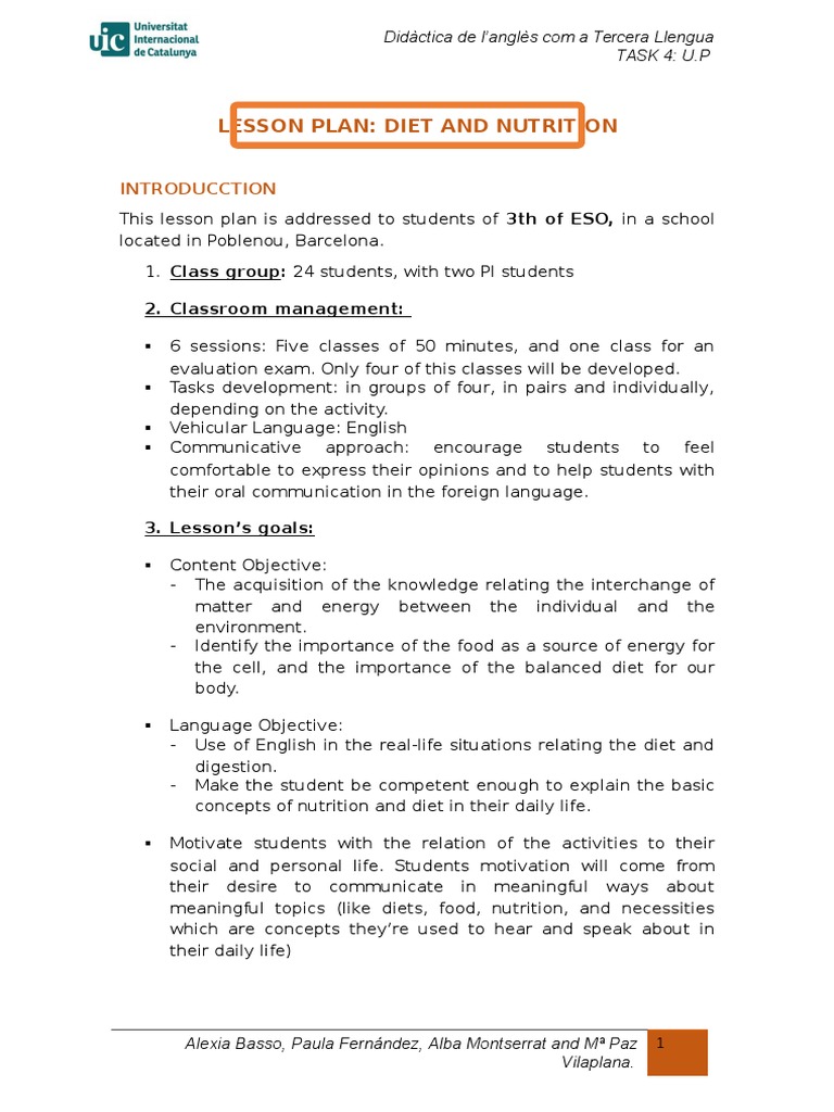 Lesson Plan | PDF | Lesson Plan | Motivation