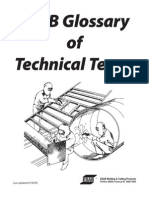 ESAB 20Glossary 20of 20Technical 20Terms
