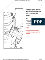 20-6 Fuel Supply System Front Wheel Drive 1.8T & 2.8