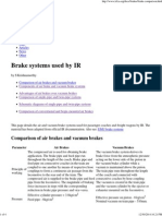 [IRFCA] Brake Systems Used by IR