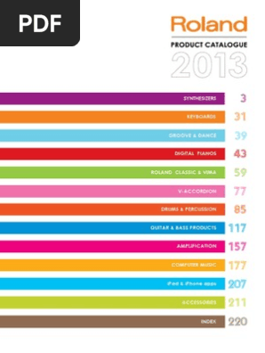 Prodotti Catalogo Roland Synthesizer Piano