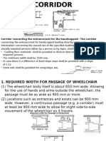 Corridor Connecting The Entrance/exit For The Handicapped:-The Corridor