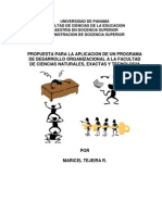 Programa de Desarrollo Organizacional FACINET-UP