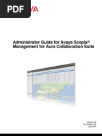 Administrator Guide For Avaya Scopia Management For Aura Collaboration Suite Version 83